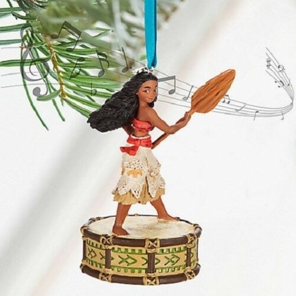 Disney Moana Ornament & Rare Elvis Stitch Ornament - Picture 1 of 7